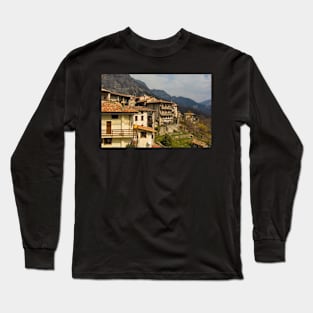 Poffabro Village in North East Italy Long Sleeve T-Shirt